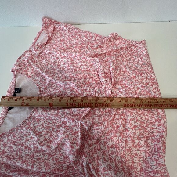 Lands’ End Pink and White Sailboat Cotton Dress Medium Tall 10-12 - Picture 11 of 11